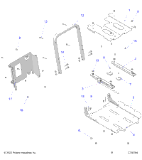 Body, Seat Slider Drivers Seat R23mas57pk