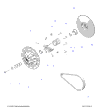 Drive Train, Secondary Clutch