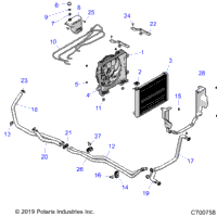 Engine, Cooling System R20taa99a1/A7/B1/B7/E99a1/A7/A9/Am/As/Az/B1/B7/B9/Bm/Bs/Bz