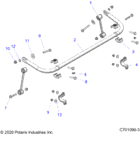 Suspension, Stabilizer Bar, Rear