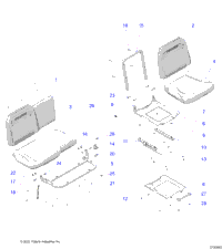 Body, Seat Asm. And Slider R24rrs99cj/C9/Ck/Rrp99cj