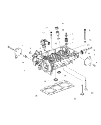 Engine, Cylinder Head & Precombustion Chamber