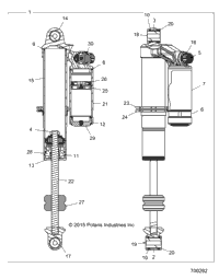 Suspension, Front Shock Internals Z17vax87ak