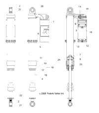 Suspension, Rear Shock R12ve76ab/Ae/Aj/Ao