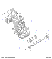 Engine, Mounting & Long Block