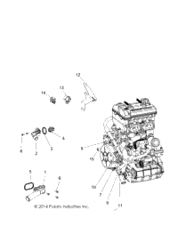 Engine, Cooling, Thermostat & Bypass