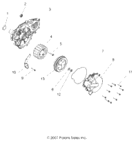 Engine, Stator & Flywheel