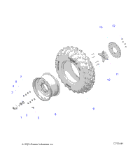 Wheels, Front, Steel R24maa57p1