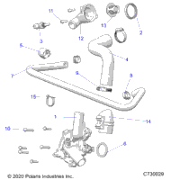 Engine, Waterpump And Bypass R21rsyz99a9/Ac/Ap/Aw/B9/Bc/Bp/Bw