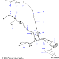 Fuel System, Lines, Evap Z22r4d92bb/Bk