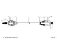 Drive Train, Rear Half Shaft