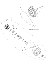 Drive Train, Secondary Clutch