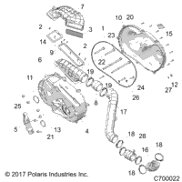 Drive Train, Clutch Cover And Ducting