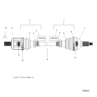 Drive Train, Half Shaft, Front