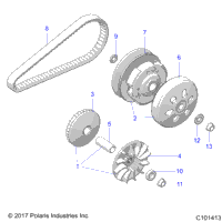 Drive Train, Primary Clutch