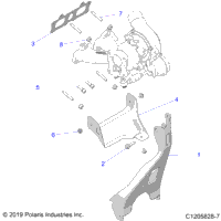 Engine, Turbo Charger Mounting