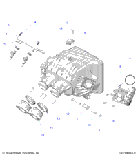 Engine, Intake Manifold, Throttle Body, Fuel Rail