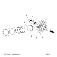 Engine, Crankshaft, Connecting Rod And Piston