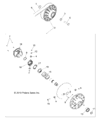Drive Train, Secondary Clutch