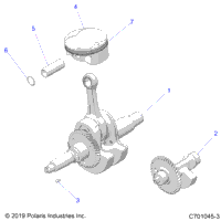 Engine, Crankshaft, Piston And Balance Shaft