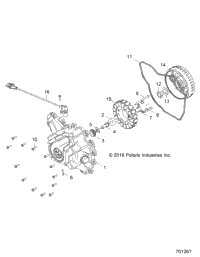 Engine, Stator Cover & Flywheel