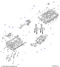 Engine, Crankcase, Crankshaft