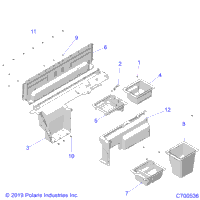 Body, Rear Closeoff/Storage (C700536)