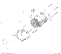 Engine, Hvac Compressor