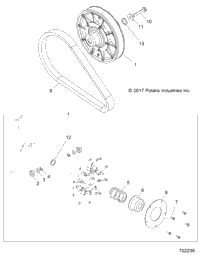 Drive Train, Clutch, Secondary All Options