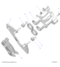 Brakes, Front Caliper Z24nee99fm/Z24nes99fm/Cm