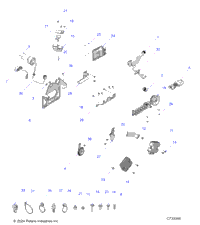 Electrical, Wire Harness Components, And License Plate