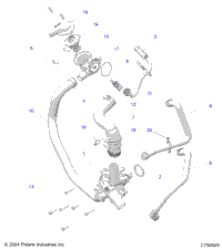 Engine, Waterpump And Bypass