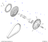 Drive Train, Secondary Clutch