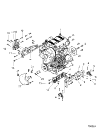 Engine, Mounting & Long Block
