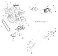 Engine, Oil Pump & Oil Cooler