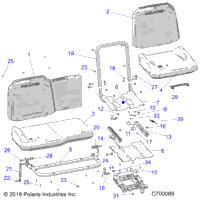 Body, Seat Asm. And Slider R18rrs99cm
