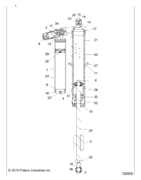 Suspension, Rear Shock Internals Z21p4l92al/At/Bl/Bt