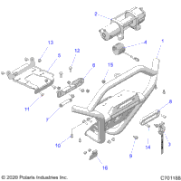 Chassis, Front Bumper, W/Winch