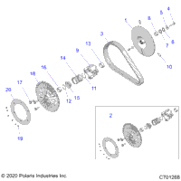 Drive Train, Secondary Clutch