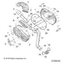Drive Train, Clutch Cover And Ducting R21rsf99ak
