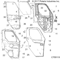 Body, Door, Wndw, Front, Full Crank