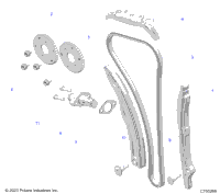 Engine, Cam Chain And Tensioner