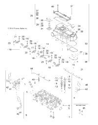 Engine, Cylinder Head & Bonnet