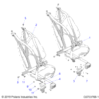 Body, Seat Belt Mounting, Premium/Ultimate