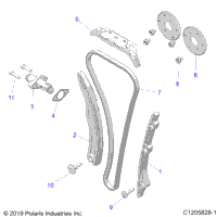 Engine, Cam Chain And Tensioner