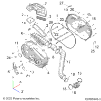 Drive Train, Clutch Cover And Ducting