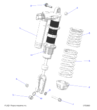 Suspension, Front Shock Mounting, Standard/Premium