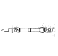 Mid Axle Drive Shaft (4946494649B010)