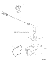 Engine, Oil Dipstick & Breather