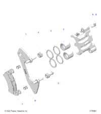 Brakes, Front Caliper R23tae99ad/Ap/Bd/Bp